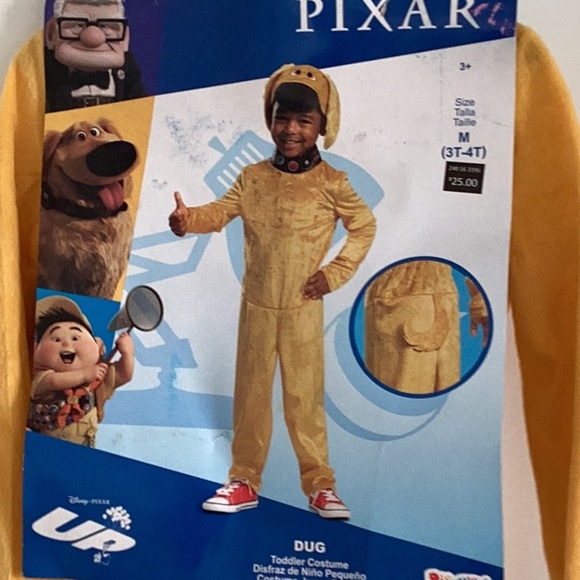 DUG- Toddler Costume from the movie " UP ". - Picture 2 of 3